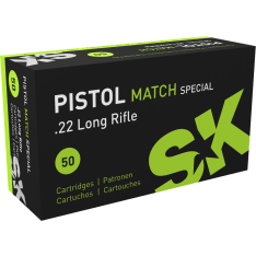 SK 22LR Pistol Match spezial 50kpl patruuna