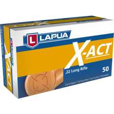 Lapua .22LR X-ACT 50 kpl pienoiskiväärin patruuna