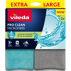 Vileda Pro Clean XL 2 pcs microfibre cloth