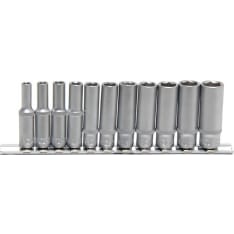 Bgs BGS2429 long 1/4" inch socket set