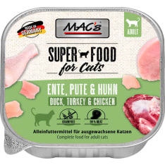 MAC's grain-free complete cat food duck, turkey and chicken 100g