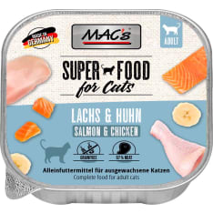 MAC's grain-free complete cat food salmon and chicken 100g