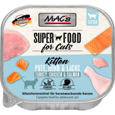 MAC's Kitten grain-free complete food for kittens turkey, chicken and salmon 100g