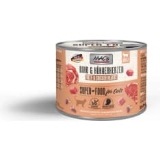 MAC´s beef &amp; chicken heart 200 g grain-free complete cat food