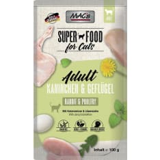 MAC's Pouch rabbit & poultry 100 g wet cat food
