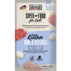 MAC's CAT Pouch beef & poultry 100 g cat puppy food
