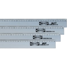Meyco 50cm aluminum ruler
