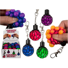 Squeeze Ball in Net keychain