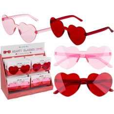Hearts Fun Glasses sydänlasit (lajitelma)