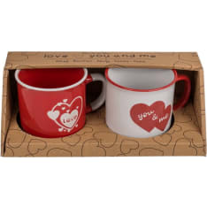 Love & You and Me 2 kpl 330 ml muki