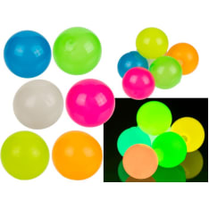 Throw & Glow in the Dark Ball pimeässä hohtava 6 cm pallo