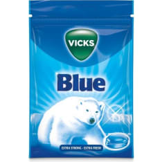Vicks Blue Extra Strong 72 g cucumber pastille
