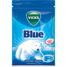 Vicks Blue Extra Strong 72 g sugar-free cucumber pastille