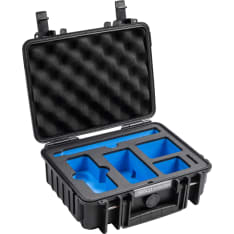BW Outdoor Cases Type 1000 for Insta360 X4, black Kovat laukut action-kameroille