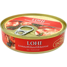 Dovgan 160 g lohi tomaattikastikkeessa
