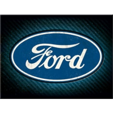 Nostalgic-Art Ford - Logo Blue Shine Magneetti