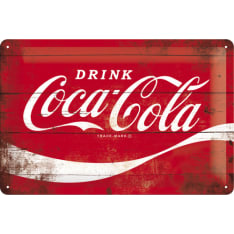 Nostalgic-Art  20x30 Coca-Cola logo Metallikilpi