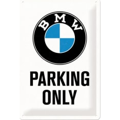 Nostalgic-Art  20x30 BMW Parking Only Metallikilpi