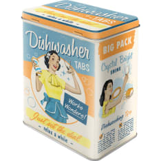 Nostalgic-Art storage tin Large Dishwasher Tabs