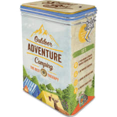Nostalgic Art Outdoor Camping Adventure storage jar with clip