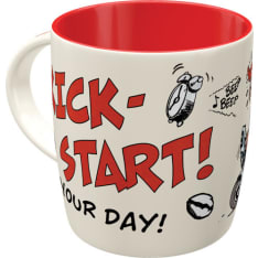 Kick-Start Your Day Motomania keraaminen muki