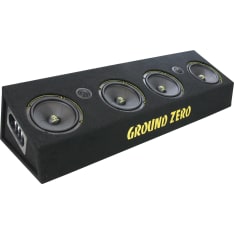 Ground Zero GZIB 2.165SPL 200W 4 x 6,5″ + 2 x 1,1″ kokoäänialueen SPL- boksi