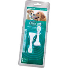 Emmi®-pet 2 pcs small replacement heads for the Ultrasonic toothbrush
