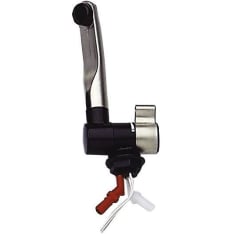Comet London chrome/black faucet