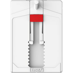 Tesa 2 kg 2 pcs adjustable adhesive hook for wallpaper and plaster surfaces