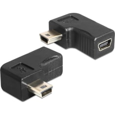 DeLOCK 65448 USB-mini B uros-naaras kulmasovitin