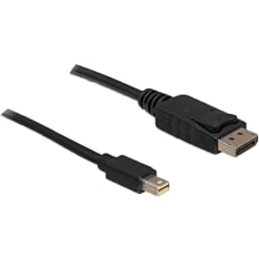DeLOCK 82698 mini DisplayPort 1.2 uros > DisplayPort uros 1 m kaapeli