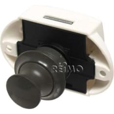 Reimo gray button model cabinet lock