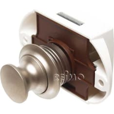 Reimo silver button model cabinet lock