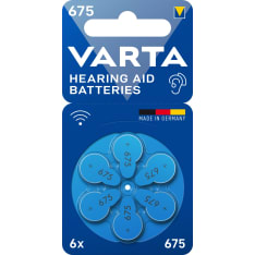 Varta kuulokojeparisto 675 6kpl