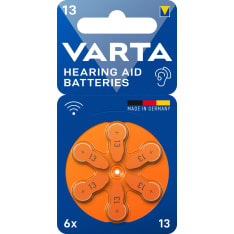 Varta kuulokojeparisto 13 6kpl