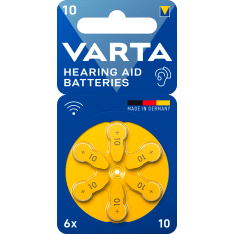 Varta hearing aid battery 10 6 pcs