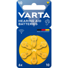 Varta kuulokojeparisto 10 6kpl