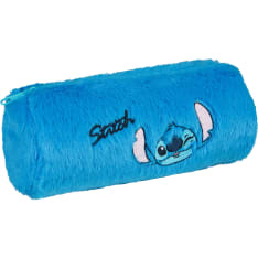 Stitch plush 7 x 7 x 21 cm round pencil case