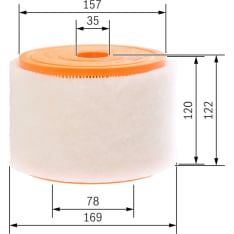 F 026 400 289 Ilmansuodatin