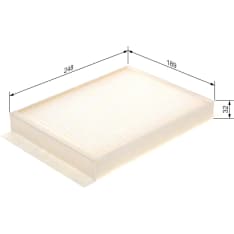 Bosch 1 987 435 058 Raitisilmasuodatin