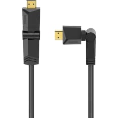 Hama 1,5 m HDMI-kaapeli kääntyvällä liittimellä
