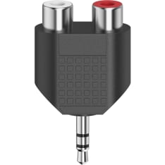 Hama Adapter Audio 2x RCA Socket to 3.5 Jack audioadapteri