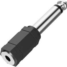 Hama 3.5 mm to 6.3 mm mono adapter