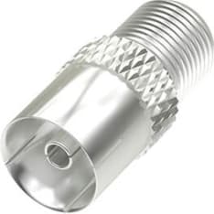 Hama Satellite Receiver Adapter F-Socket - Coax-Socket