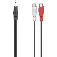Hama 3.5 mm to 2x RCA adapter