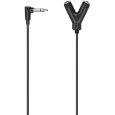 Hama Adapter Audio 3.5 Plug to 2x 3.5 Socket audioliitin