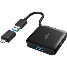 Hama Hub USB/USB-C 1.5 Gbit/s sovitin