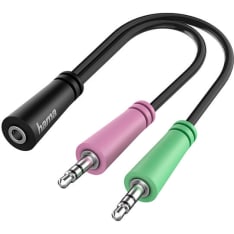 Hama Adapter Audio 3.5 Female to 2x 3.5 Male ääniadapteri