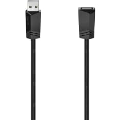 Hama Cable USB 2.0 Extension 480 Mbit/s 5.0m Black jatkokaapeli