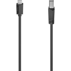 Hama 1.5 m USB-C - USB-B cable